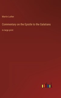 Front cover_Commentary on the Epistle to the Galatians
