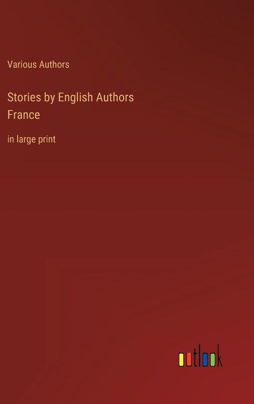 Front cover_Stories by English AuthorsFrance