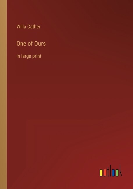 Couverture_One of Ours