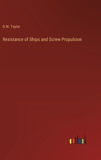 Front cover_Resistance of Ships and Screw Propulsion