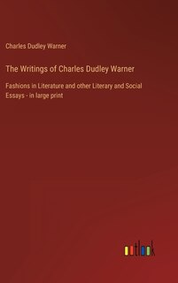 Front cover_The Writings of Charles Dudley Warner