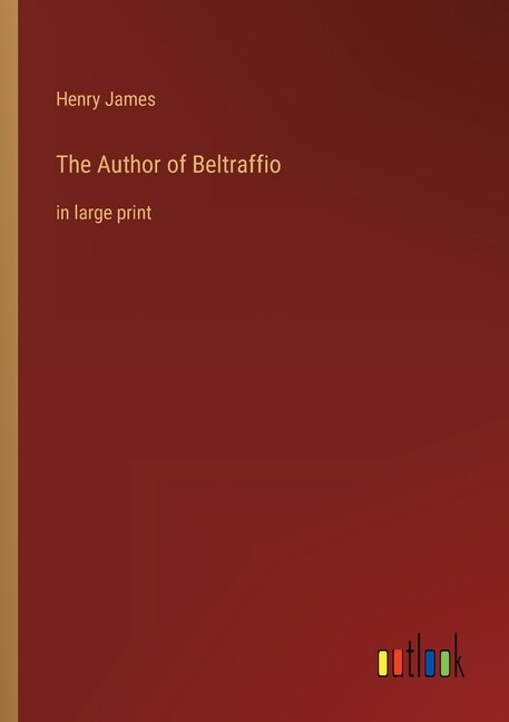 Front cover_The Author of Beltraffio