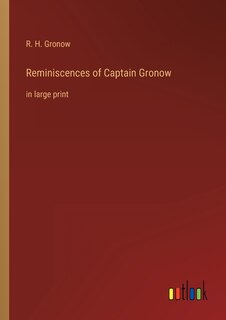 Front cover_Reminiscences of Captain Gronow