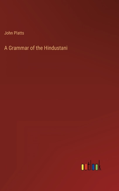 Front cover_A Grammar of the Hindustani