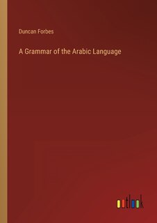 Front cover_A Grammar of the Arabic Language