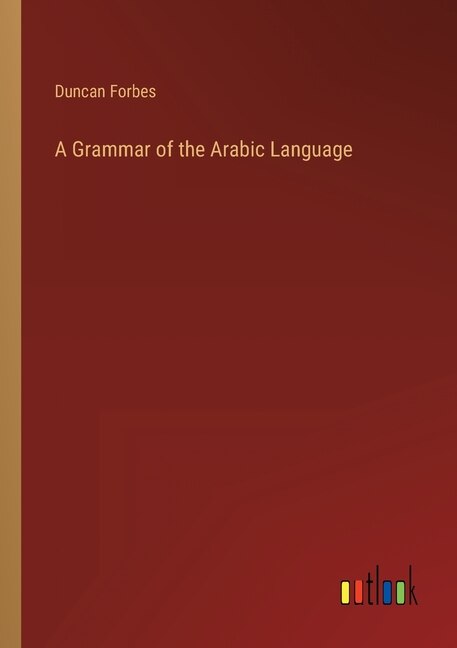 Front cover_A Grammar of the Arabic Language