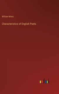 Couverture_Characteristics of English Poets