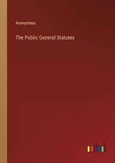 Front cover_The Public General Statutes