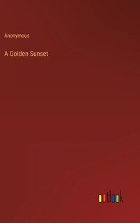 Front cover_A Golden Sunset