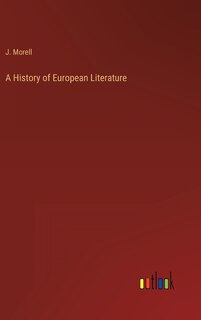 Front cover_A History of European Literature