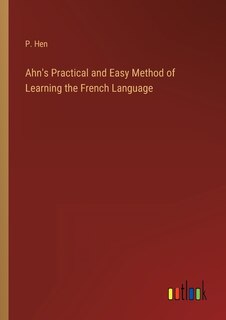 Front cover_Ahn's Practical and Easy Method of Learning the French Language