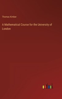 Couverture_A Mathematical Course for the University of London