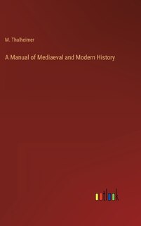 Couverture_A Manual of Mediaeval and Modern History