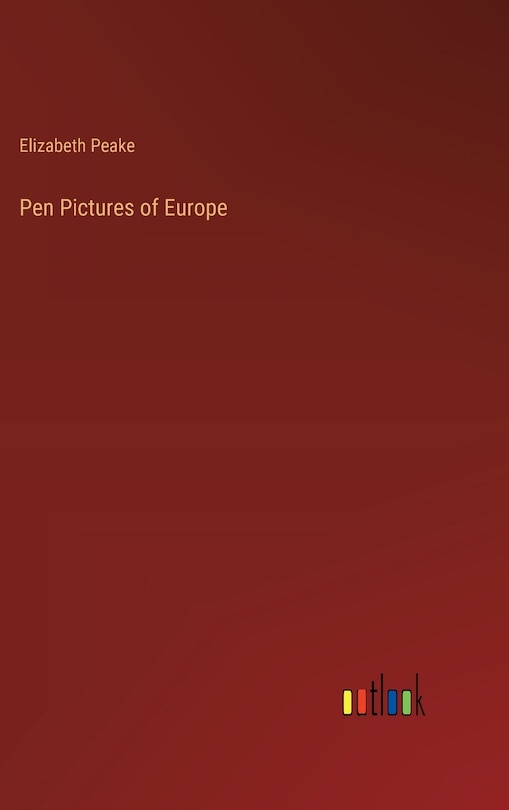 Couverture_Pen Pictures of Europe