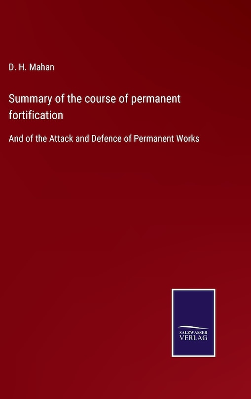 Front cover_Summary of the course of permanent fortification