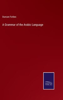 Front cover_A Grammar of the Arabic Language