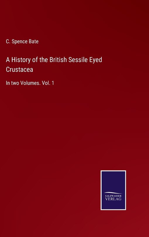 Front cover_A History of the British Sessile Eyed Crustacea