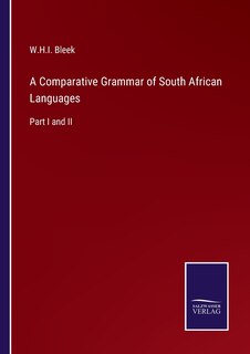 Couverture_A Comparative Grammar of South African Languages