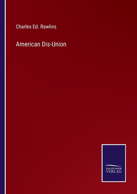 Front cover_American Dis-Union