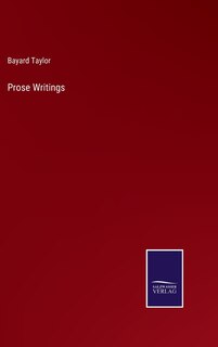 Front cover_Prose Writings