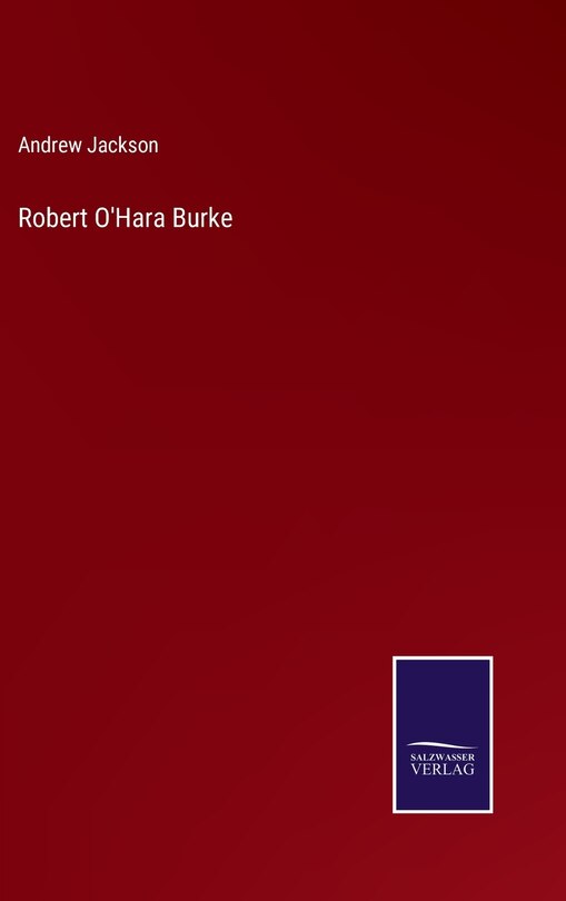 Front cover_Robert O'Hara Burke