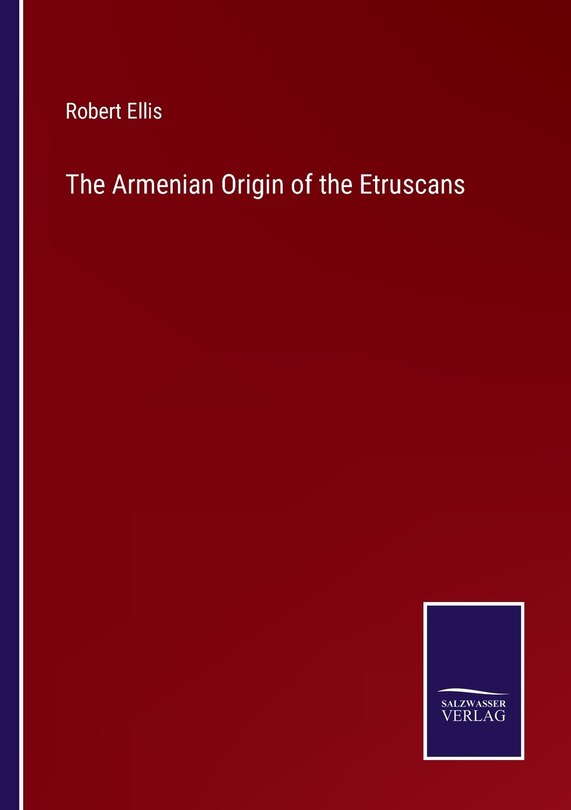 Front cover_The Armenian Origin of the Etruscans