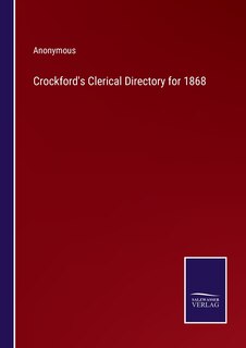 Couverture_Crockford's Clerical Directory for 1868