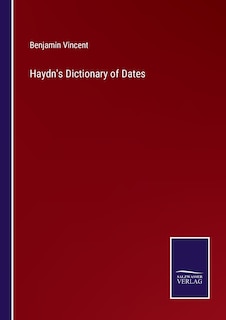Front cover_Haydn's Dictionary of Dates