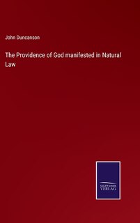 Front cover_The Providence of God manifested in Natural Law