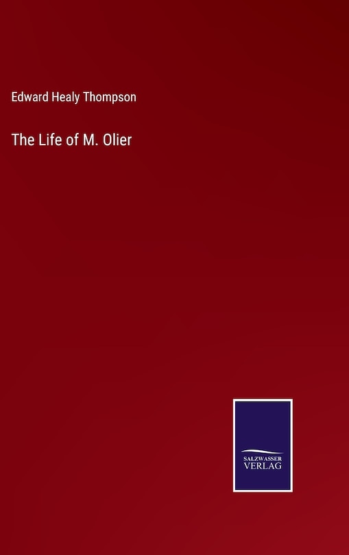 Front cover_The Life of M. Olier