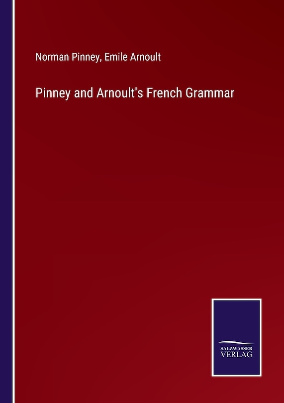 Front cover_Pinney and Arnoult's French Grammar