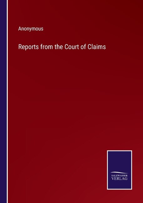 Front cover_Reports from the Court of Claims