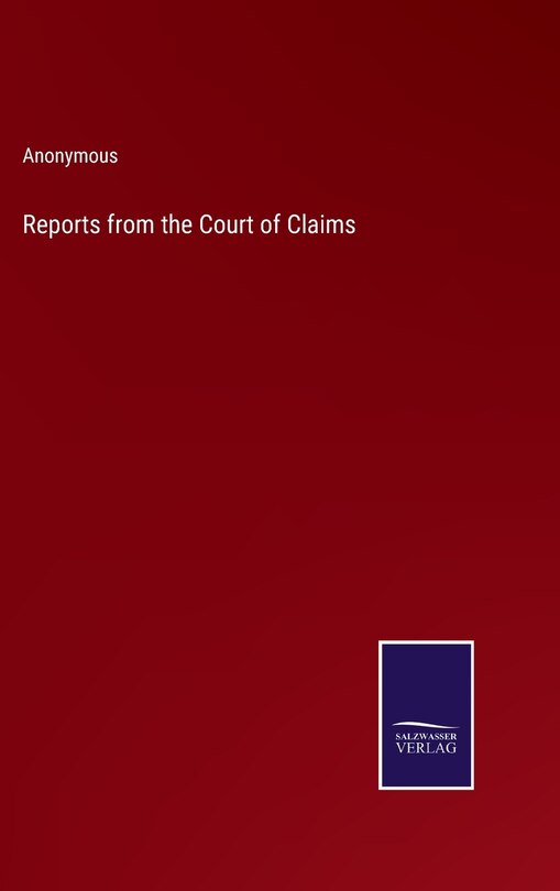 Front cover_Reports from the Court of Claims