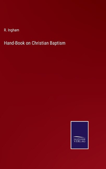 Front cover_Hand-Book on Christian Baptism