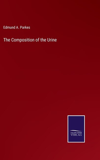 Couverture_The Composition of the Urine
