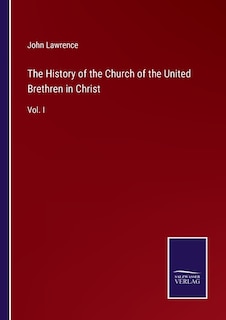Front cover_The History of the Church of the United Brethren in Christ
