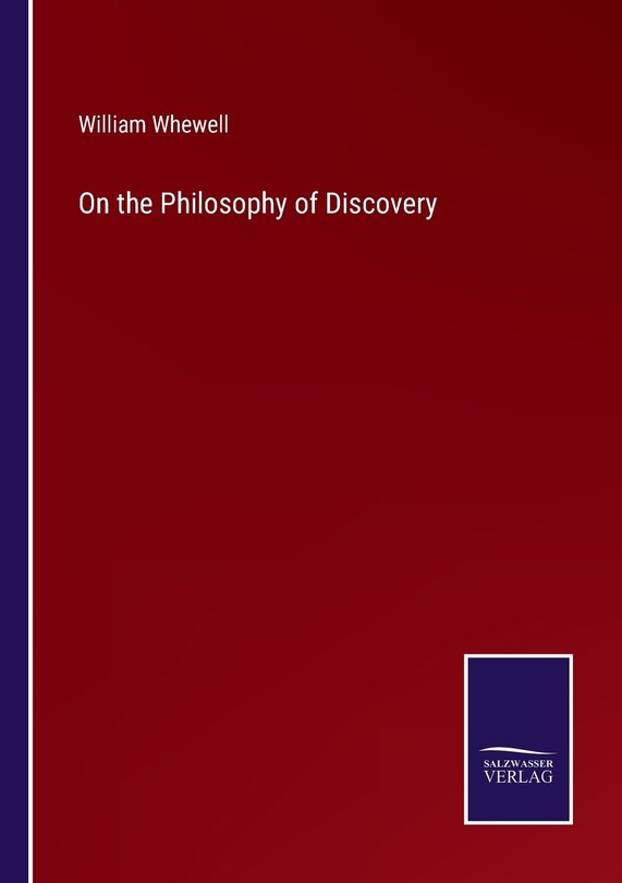 Front cover_On the Philosophy of Discovery