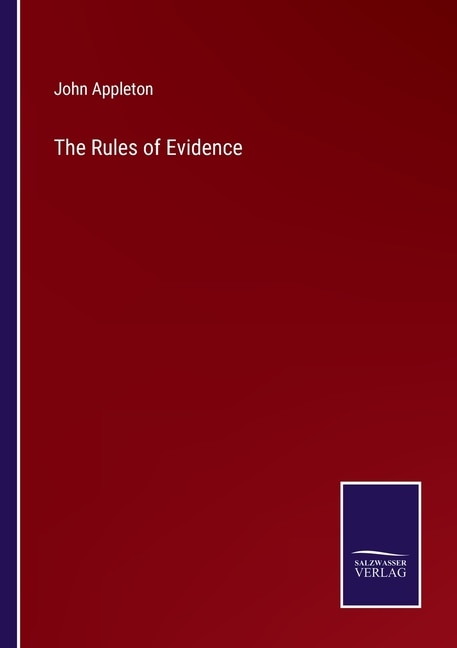 Couverture_The Rules of Evidence