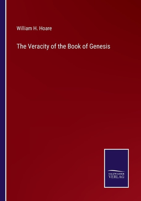 Front cover_The Veracity of the Book of Genesis
