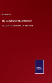 Couverture_The Calcutta Christian Observer