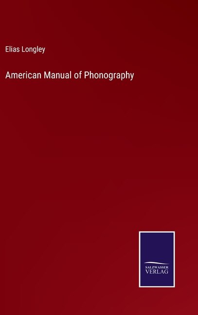 Front cover_American Manual of Phonography