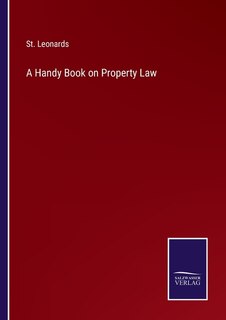 Couverture_A Handy Book on Property Law