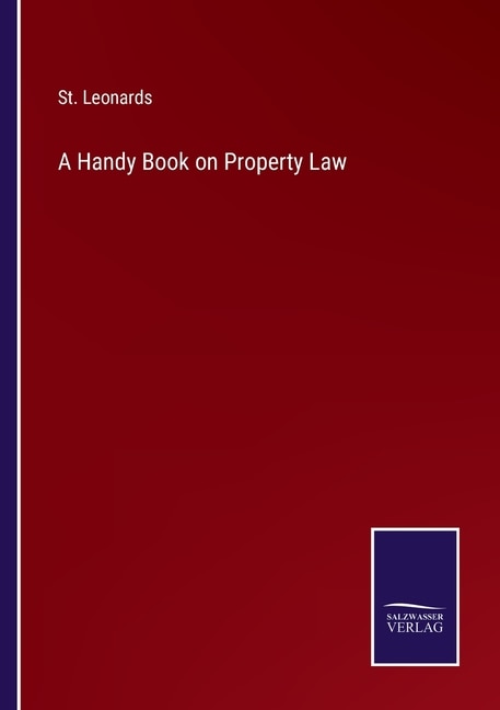 Couverture_A Handy Book on Property Law