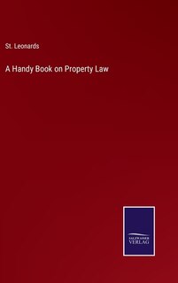 Front cover_A Handy Book on Property Law