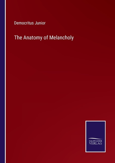 Front cover_The Anatomy of Melancholy