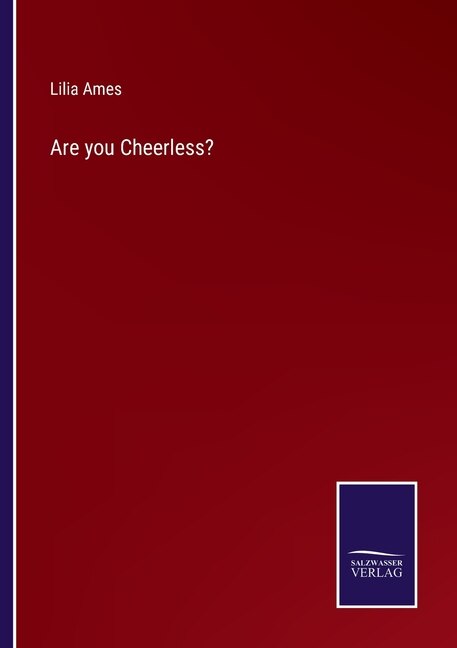 Front cover_Are you Cheerless?