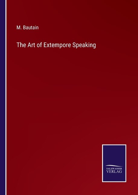 Front cover_The Art of Extempore Speaking