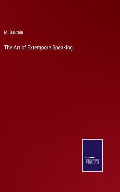 Front cover_The Art of Extempore Speaking