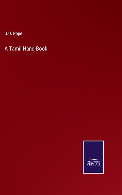 Front cover_A Tamil Hand-Book