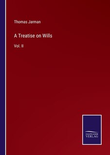 Couverture_A Treatise on Wills